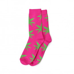 LANGE SOCKEN - ROSA/GRÜN...