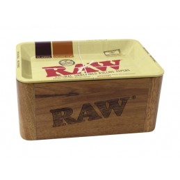 RAW WOOD CACHE BOX WITH...