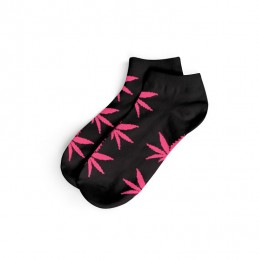 KURZE SOCKEN - SCHWARZ/ROSA...