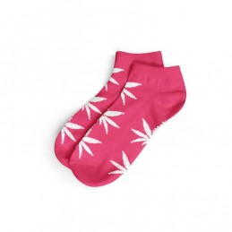 KURZE SOCKEN - ROSA/WEISS...