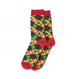 LANGE SOCKEN - RASTA LEAVES...